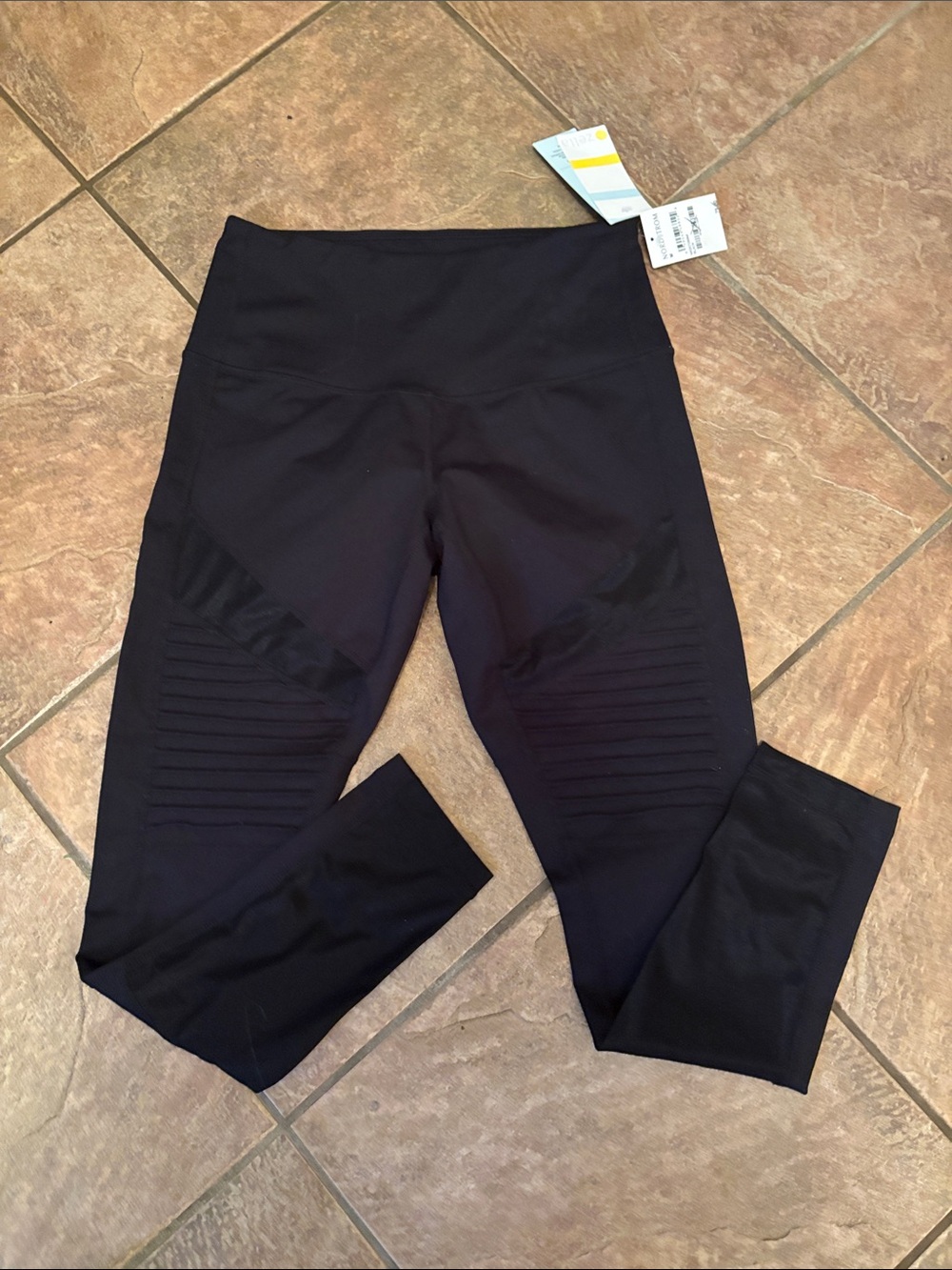 Zella Black High-Waist Compression Leggings